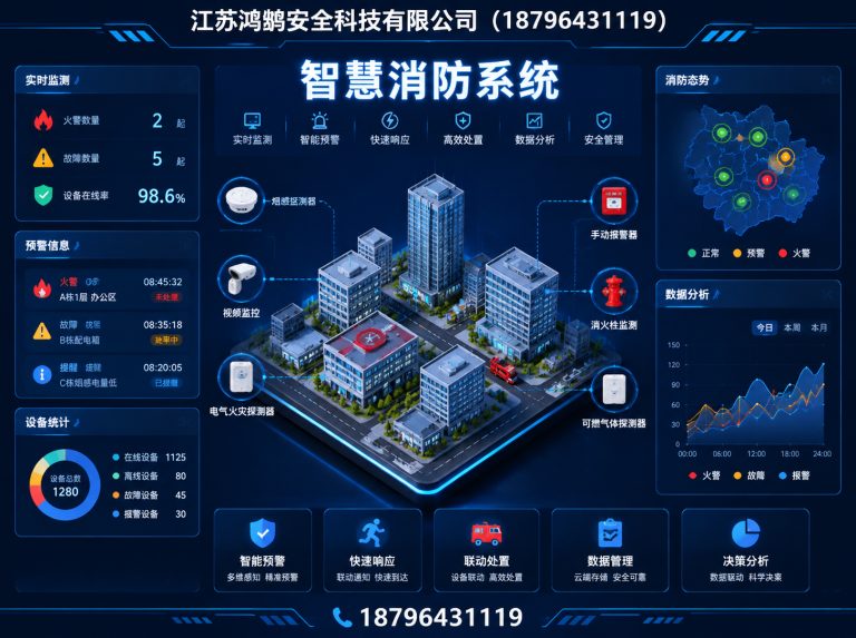 台州消防通信指挥展示图